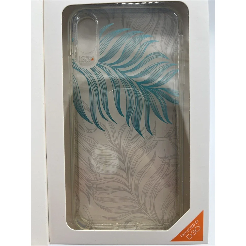 Gear4 D30 Victoria Case for‎ Apple iPhone XS Max - Floral Clear Military Grade